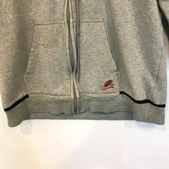 Nike Youth Sweatshirt Oregon State Beavers Hooded Sz XL in Gray Embroidered Logo - Picture 5 of 16